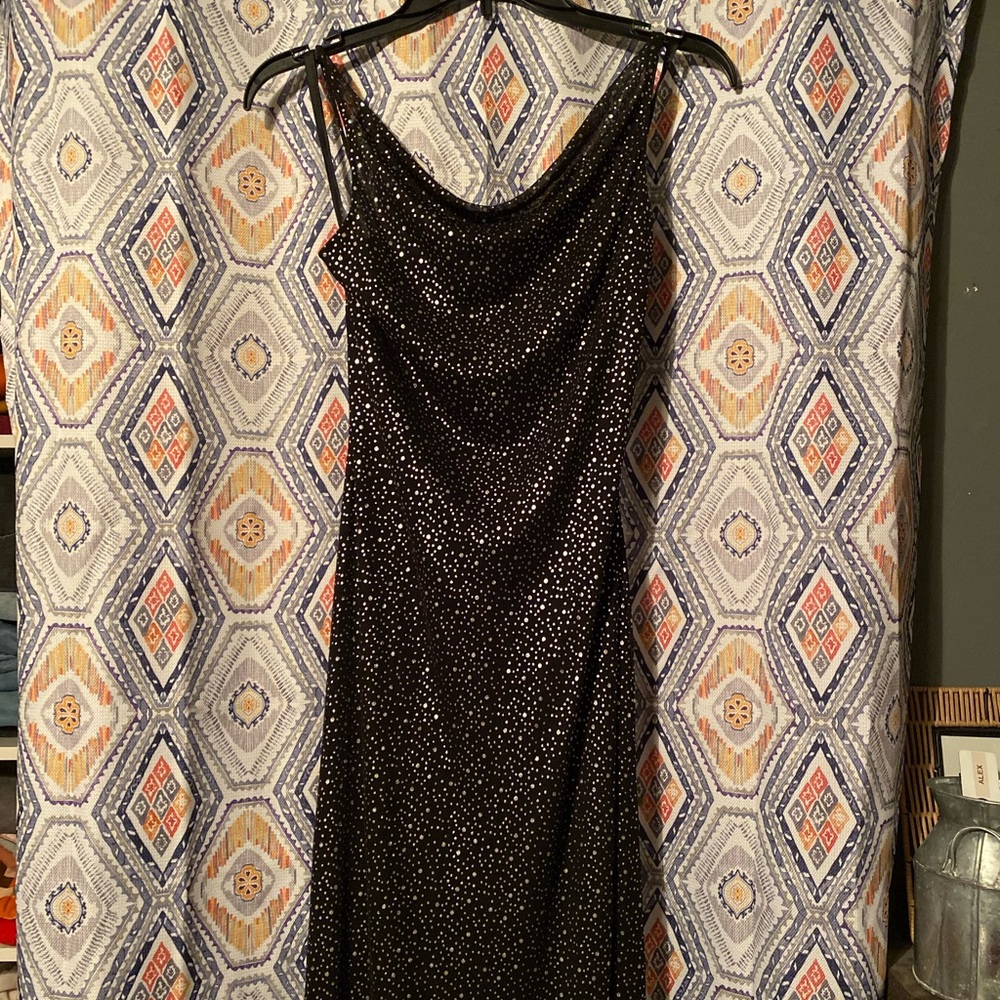 vintage open back maxi dress - Picture 1 of 10